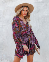 Make Magic Pocketed Patchwork Romper Ins Street
